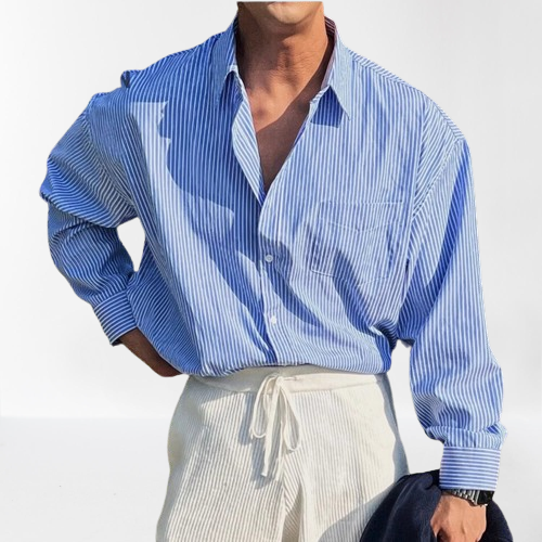 Old Money Rauw™ - Vertical Striped Shirt