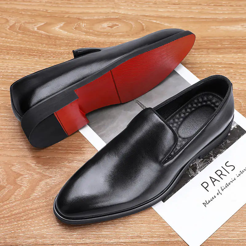 Red Bottom Classic Leather Loafers