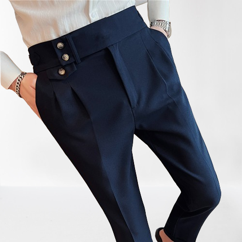 Old Money Rauw™ - Casual Suit Pants (Azul Marino)