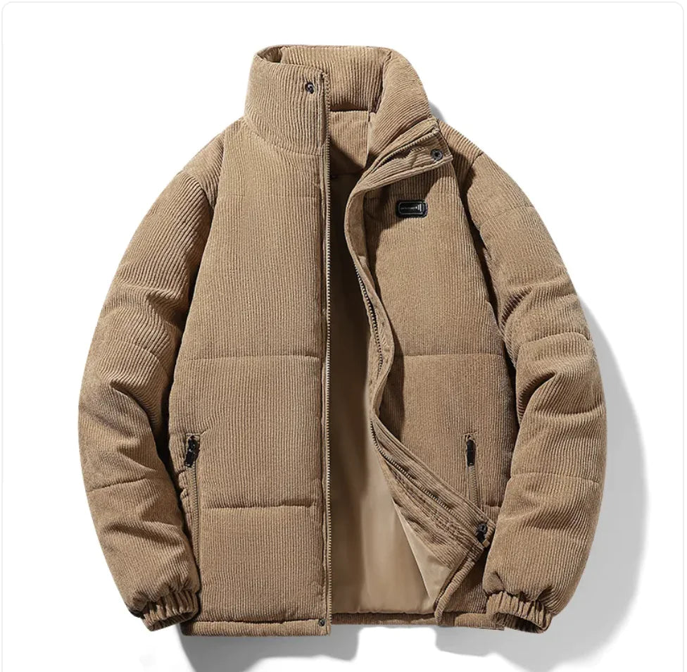 Corduroy Fleece-Lined Jacket