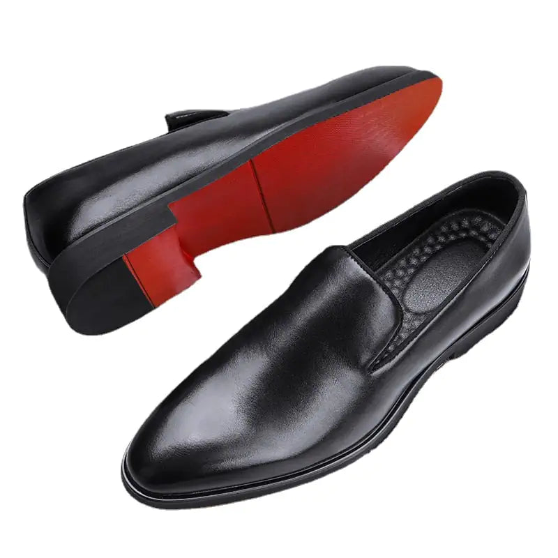 Red Bottom Classic Leather Loafers