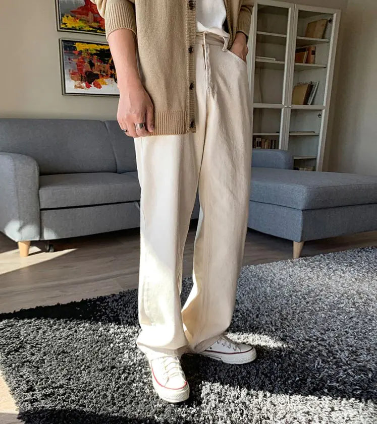 VG Cream Wide Pants