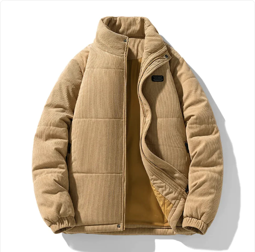 Corduroy Fleece-Lined Jacket